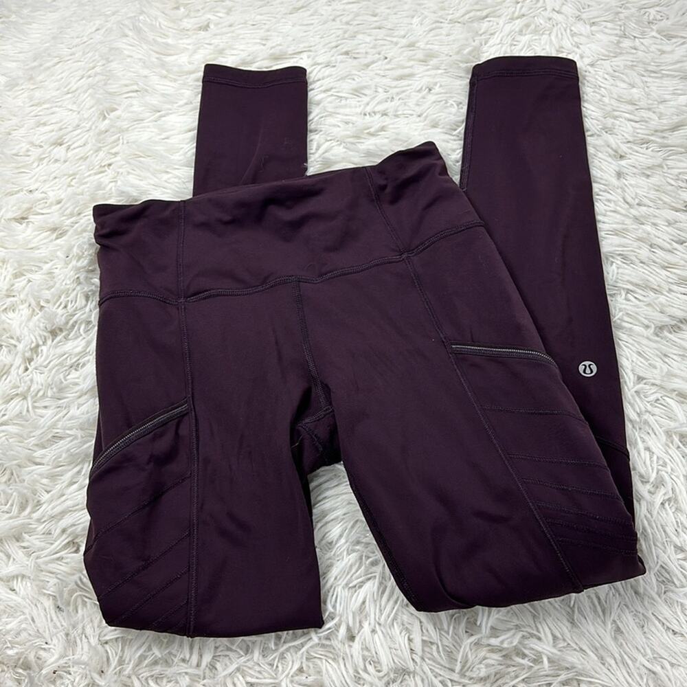 Lululemon Fresh Tracks Tight Black Cherry